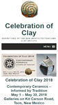 Mobile Screenshot of celebrationofclay.com