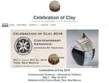 Tablet Screenshot of celebrationofclay.com